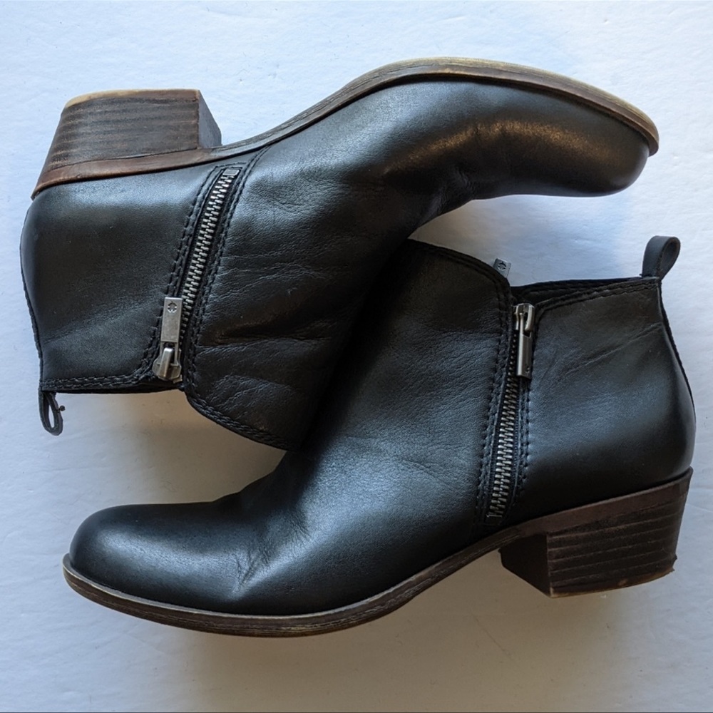 Lucky Brand | Ankle boots | 2 sided zippers | Sz 8.5